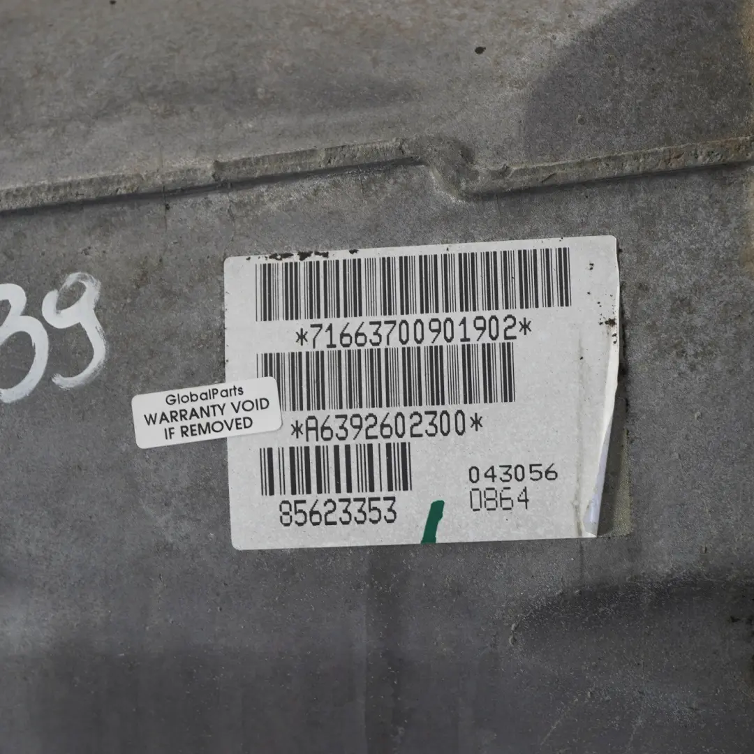 Caja de cambios manual 716637 716.637 GARANTIA para Mercedes W639 Vito con número de pieza A6392602300 Mercedes W639 Vito Caja de cambios manual 716637 716.637 GARANTIA - SKU A6392602300 - Número de pieza A6392602300