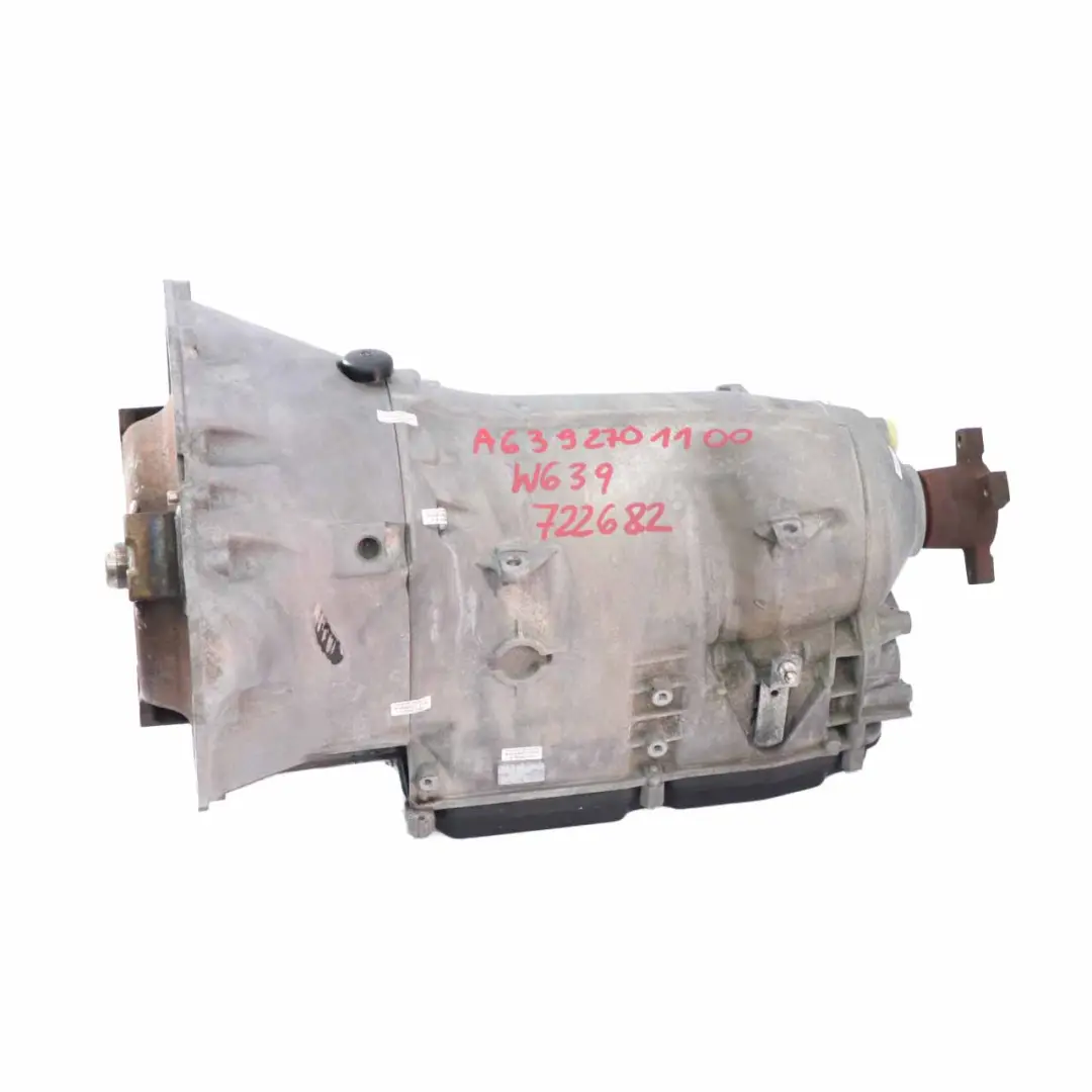 Caja de Cambios Automática 722682 722.682 GARANTÍA para Mercedes W639 con número de pieza A6392701100 Mercedes W639 Caja de Cambios Automática 722682 722.682 GARANTÍA - SKU A6392701100 - Número de pieza A6392701100