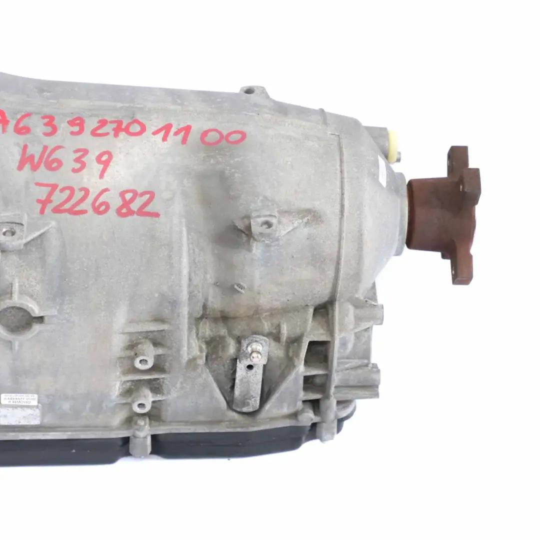 Boîte de vitesses automatique 722682 722.682 GARANTIE pour Mercedes W639 à propos du numéro de pièce A6392701100 Mercedes W639 Boîte de vitesses automatique 722682 722.682 GARANTIE - SKU A6392701100 - Numéro de pièce A6392701100