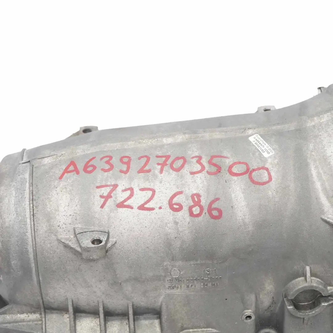 Mercedes W639 Automatic Gearbox 722686 722.686 WARRANTY - SKU A6392703500 - Part number A6392703500