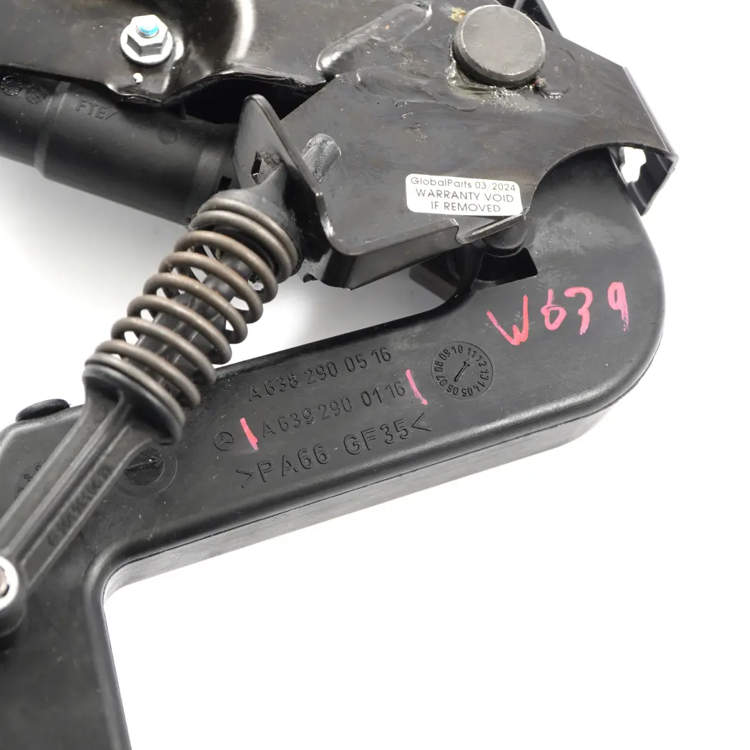 Pédale d'embrayage Mercedes Vito W639 Assemblage manuel de la pédale pour à propos du numéro de pièce A6392900116 Pédale d'embrayage Mercedes Vito W639 Assemblage manuel de la pédale - SKU A6392900116 - Numéro de pièce A6392900116