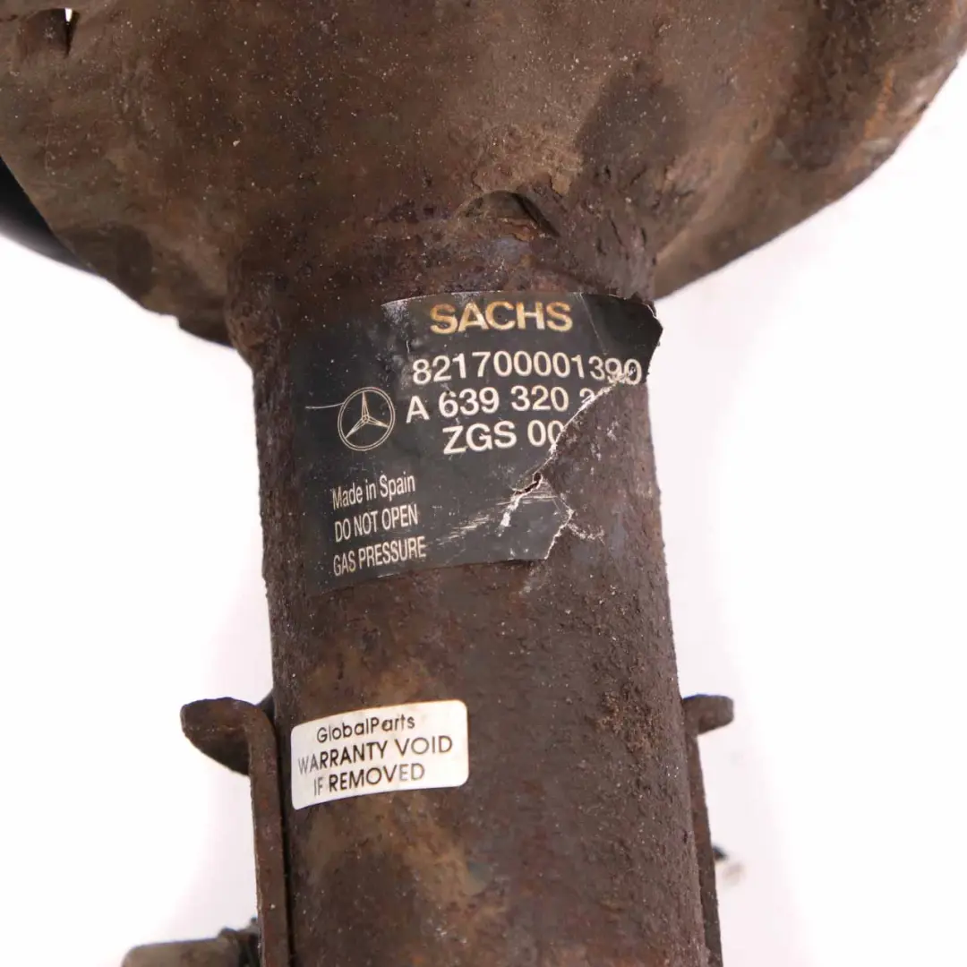 Amortiguador de muelle delantero izquierdo para Mercedes Vito W639 con número de pieza A6393202113 Mercedes Vito W639 Amortiguador de muelle delantero izquierdo - SKU A6393202113-3 - Número de pieza A6393202113