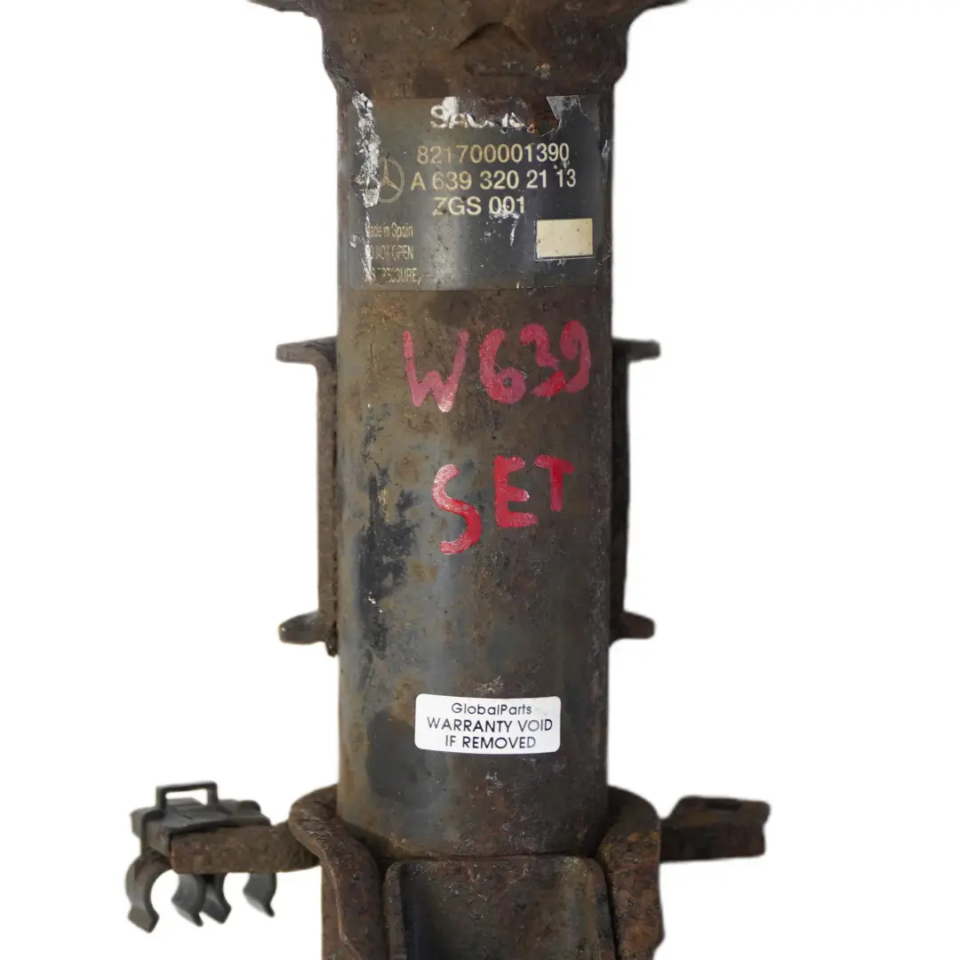 Delantero Izquierdo Derecho Juego Amortiguador Muelle para Mercedes Vito W639 con número de pieza A6393202113 Mercedes Vito W639 Delantero Izquierdo Derecho Juego Amortiguador Muelle - SKU A6393202113 - Número de pieza A6393202113