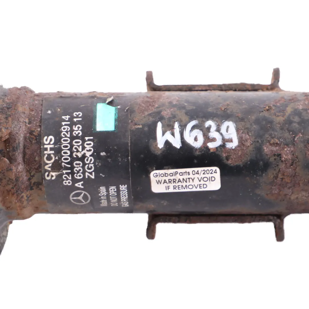 Strut Front Left Right Shock Absorber to Mercedes Vito W639 Spring with Part number A6393203513 Mercedes Vito W639 Spring Strut Front Left Right Shock Absorber - SKU A6393203513 - Part number A6393203513