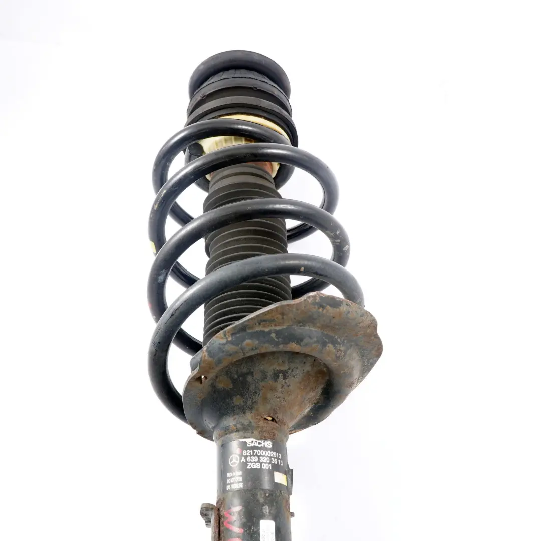 Ammortizzatore Assale Anteriore Molla Puntone per Mercedes Vito W639 con numero di parte A6393203613 Mercedes Vito W639 Ammortizzatore Assale Anteriore Molla Puntone - SKU A6393203613 - Numero di parte A6393203613