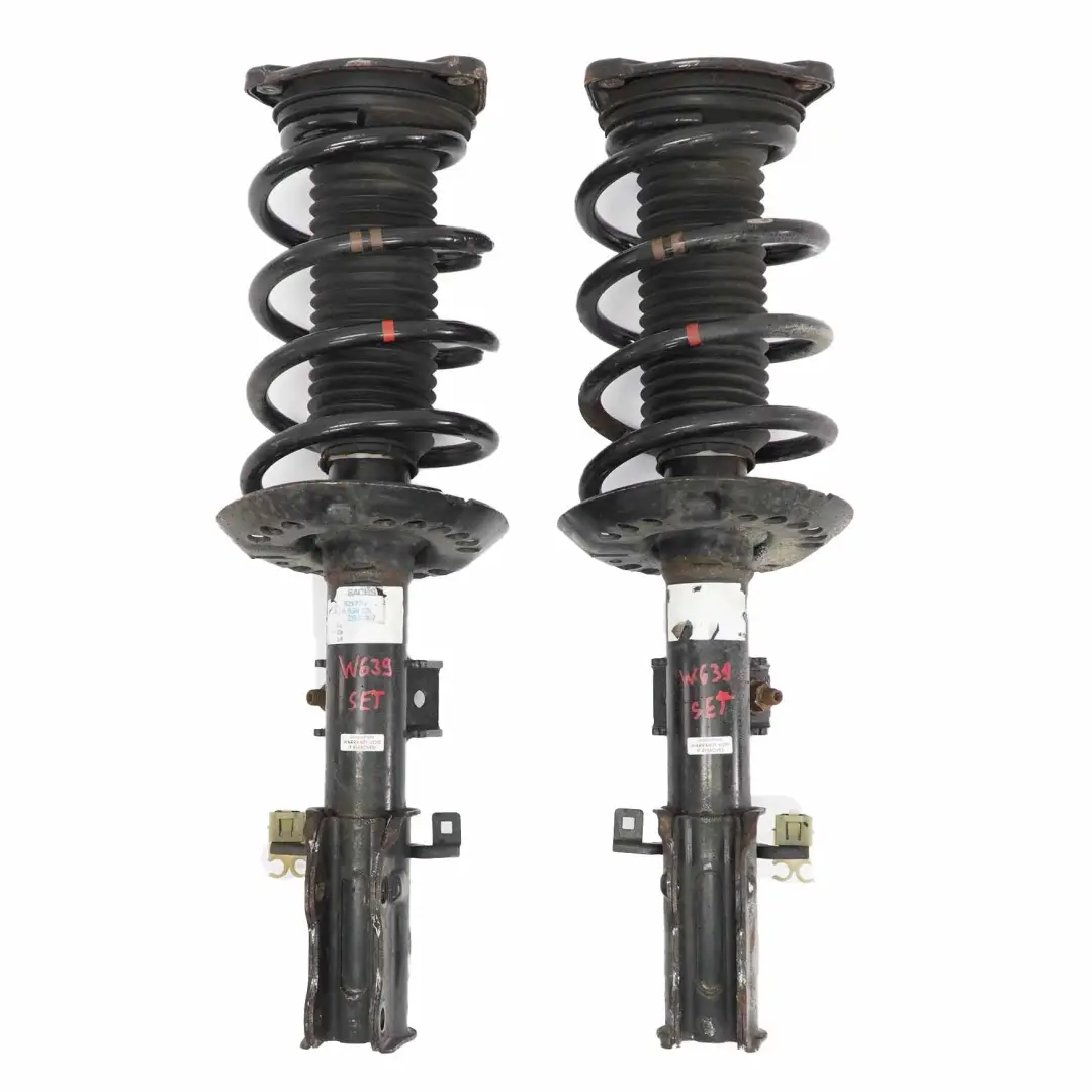 Strut Front Left Right Shock Absorber to Mercedes Vito W639 Spring with Part number A6393206613 Mercedes Vito W639 Spring Strut Front Left Right Shock Absorber - SKU A6393206613-1 - Part number A6393206613