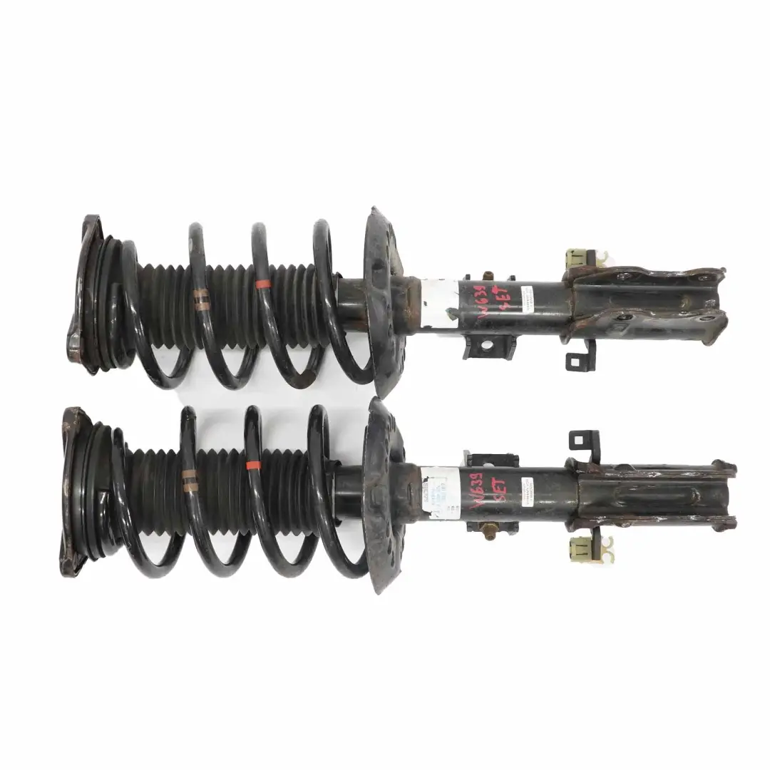 Strut Front Left Right Shock Absorber Set to Mercedes Vito W639 Spring with Part number A6393206613 Mercedes Vito W639 Spring Strut Front Left Right Shock Absorber Set - SKU A6393206613 - Part number A6393206613