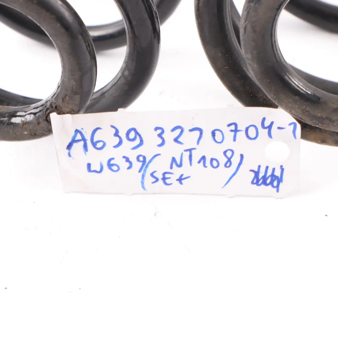 Coil Spring Rear Axle Suspension Set NT108 to Mercedes Vito W639 with Part number A6393210704 Mercedes Vito W639 Coil Spring Rear Axle Suspension Set NT108 - SKU A6393210704-1 - Part number A6393210704