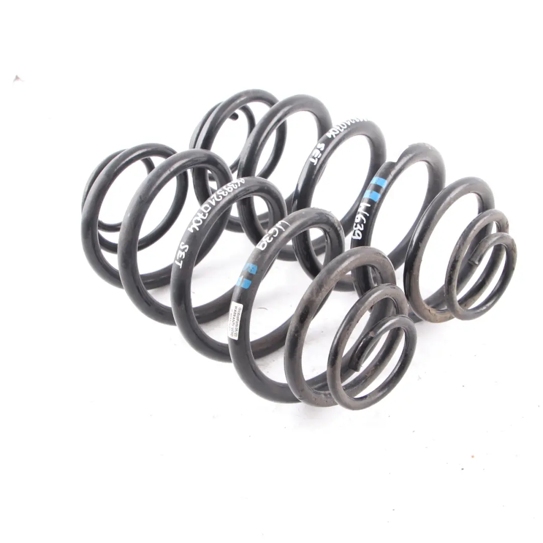 Suspension d'essieu arrière à ressorts hélicoïdaux 2x Bleu pour Mercedes Vito W639 à propos du numéro de pièce A6393210704 Mercedes Vito W639 Suspension d'essieu arrière à ressorts hélicoïdaux 2x Bleu - SKU A6393210704 - Numéro de pièce A6393210704