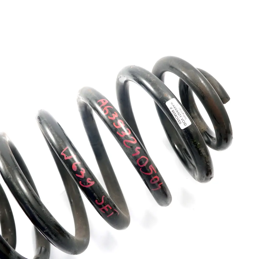 Set Sospensioni Asse Posteriore Con Molla Elicoidale per Mercedes W639 con numero di parte A6393240504 Mercedes W639 Set Sospensioni Asse Posteriore Con Molla Elicoidale - SKU A6393240504-1 - Numero di parte A6393240504