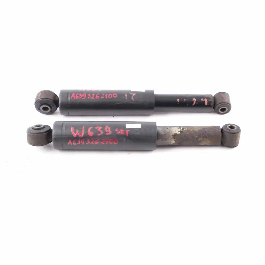 Mercedes W639 Dämpferstrebe Hinten Links Rechts Stoßdämpfer Satz - SKU A6393262100 - Teilenummer A6393262100