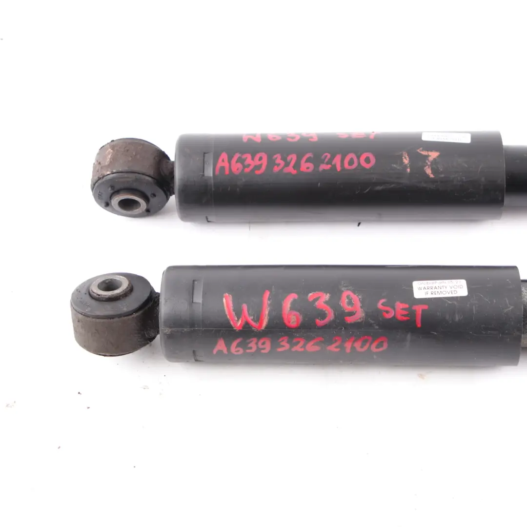 Mercedes W639 Dämpferstrebe Hinten Links Rechts Stoßdämpfer Satz - SKU A6393262100 - Teilenummer A6393262100