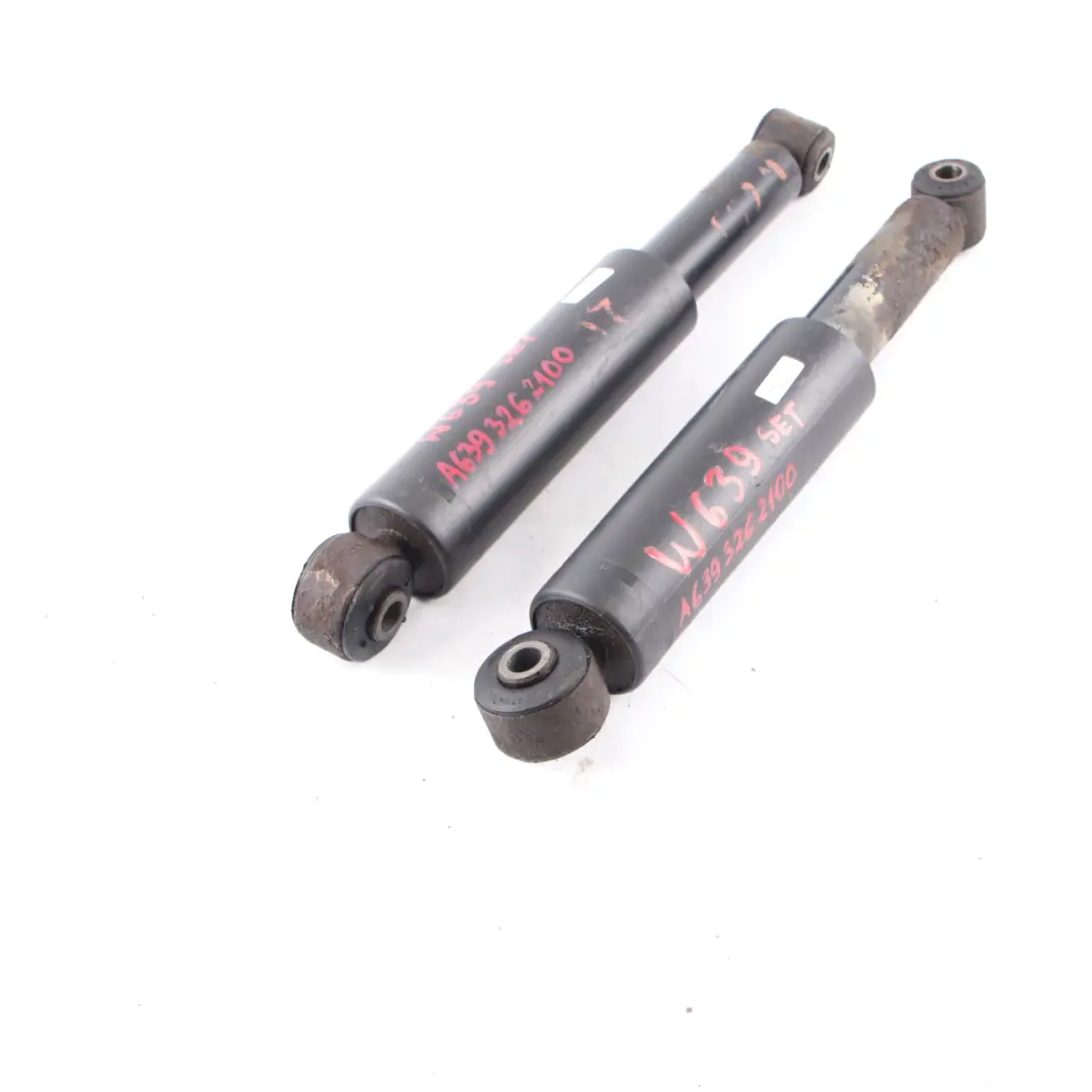 Mercedes W639 Dämpferstrebe Hinten Links Rechts Stoßdämpfer Satz - SKU A6393262100 - Teilenummer A6393262100