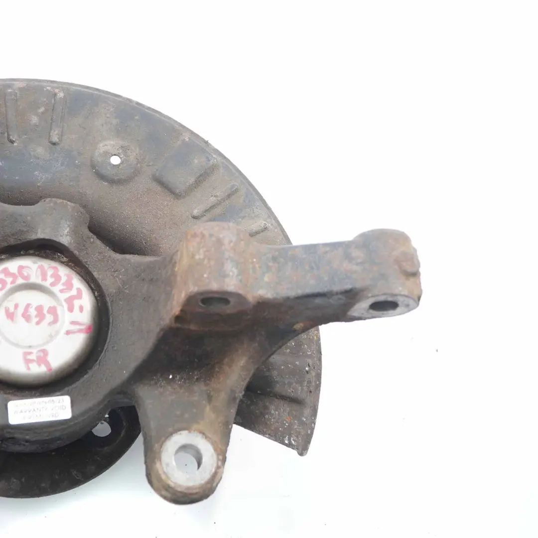 Carrier Mercedes W639 Wheel Hub Front Right O/S Suspension Axle Bracket to Wheel with Part number A6393301332 Wheel Carrier Mercedes W639 Wheel Hub Front Right O/S Suspension Axle Bracket - SKU A6393301332-1 - Part number A6393301332