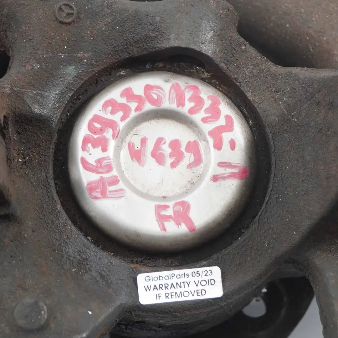 Portarruedas Mercedes W639 Buje De Rueda Delantero Derecho Soporte De Suspensión para con número de pieza A6393301332 Portarruedas Mercedes W639 Buje De Rueda Delantero Derecho Soporte De Suspensión - SKU A6393301332-1 - Número de pieza A6393301332