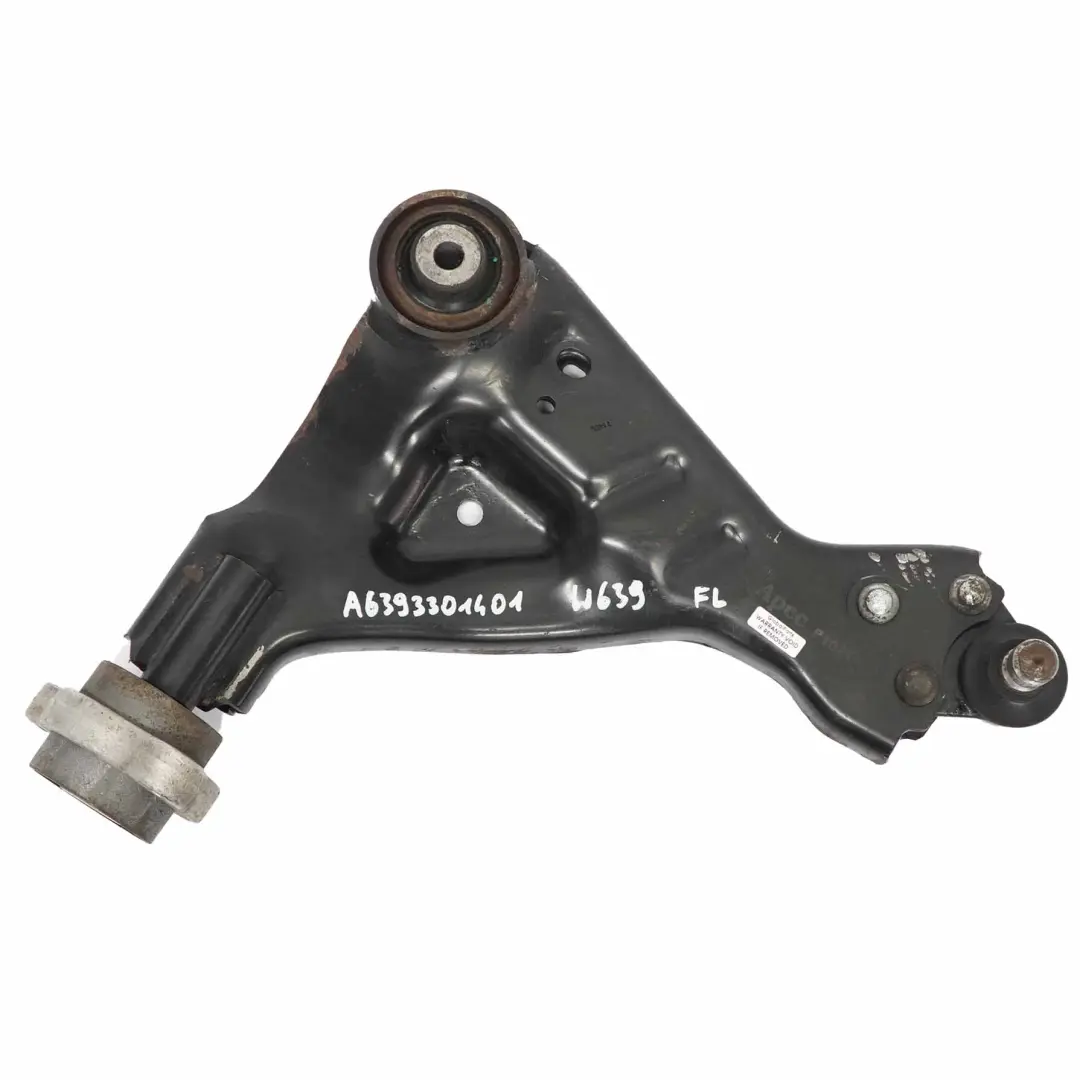 Brazo de Control Suspensión Delantera Eje Izquierdo para Mercedes Vito W639 con número de pieza A6393301401 Mercedes Vito W639 Brazo de Control Suspensión Delantera Eje Izquierdo - SKU A6393301401 - Número de pieza A6393301401