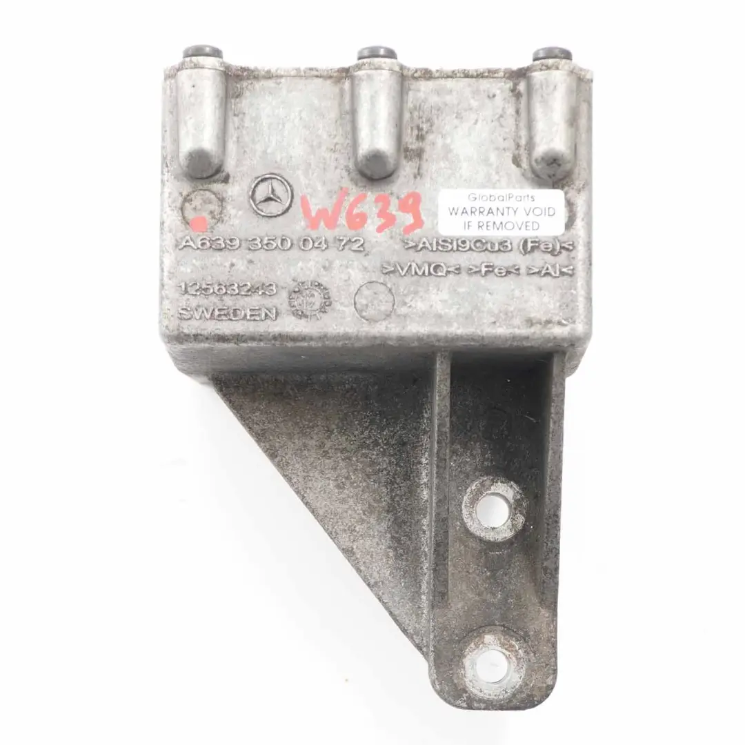  Vibration Absorber Mercedes Vito W639 Rear Axle Differential Support - SKU A6393500472 - Part number A6393500472