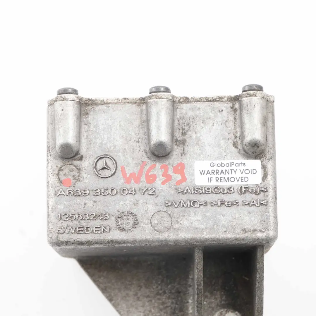 Schwingungsdämpfer Mercedes Vito W639 Hinterachse Differentialträger für mit Teilenummer A6393500472 Schwingungsdämpfer Mercedes Vito W639 Hinterachse Differentialträger - SKU A6393500472 - Teilenummer A6393500472