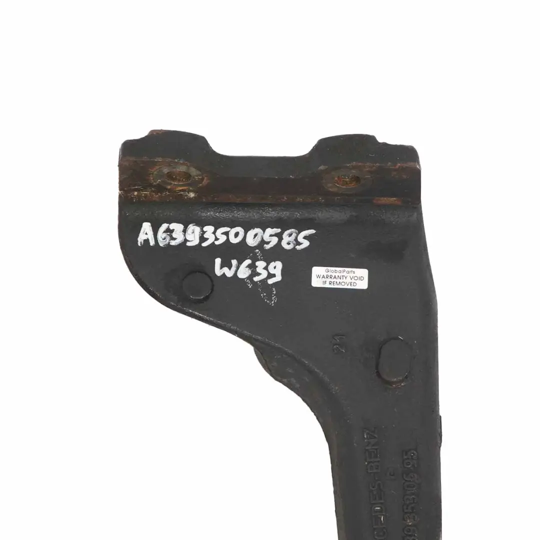 Differential Hinterachsgetriebe Halterung für Mercedes W639 mit Teilenummer A6393500585 Mercedes W639 Differential Hinterachsgetriebe Halterung - SKU A6393500585 - Teilenummer A6393500585