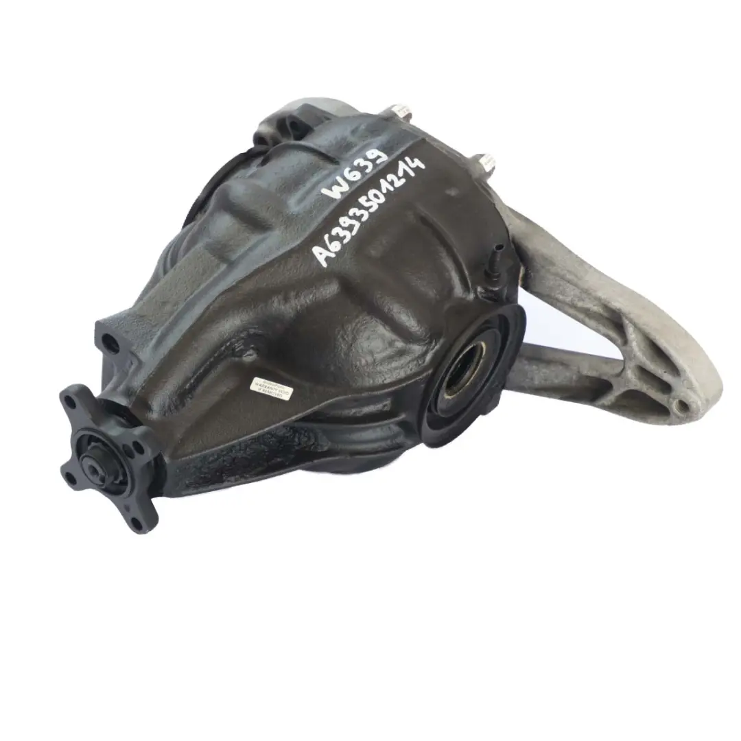  Mercedes-Benz Vito W639 Diferencial trasero 3,72 Ratio GARANTIA - SKU A6393501214 - Número de pieza A6393501214