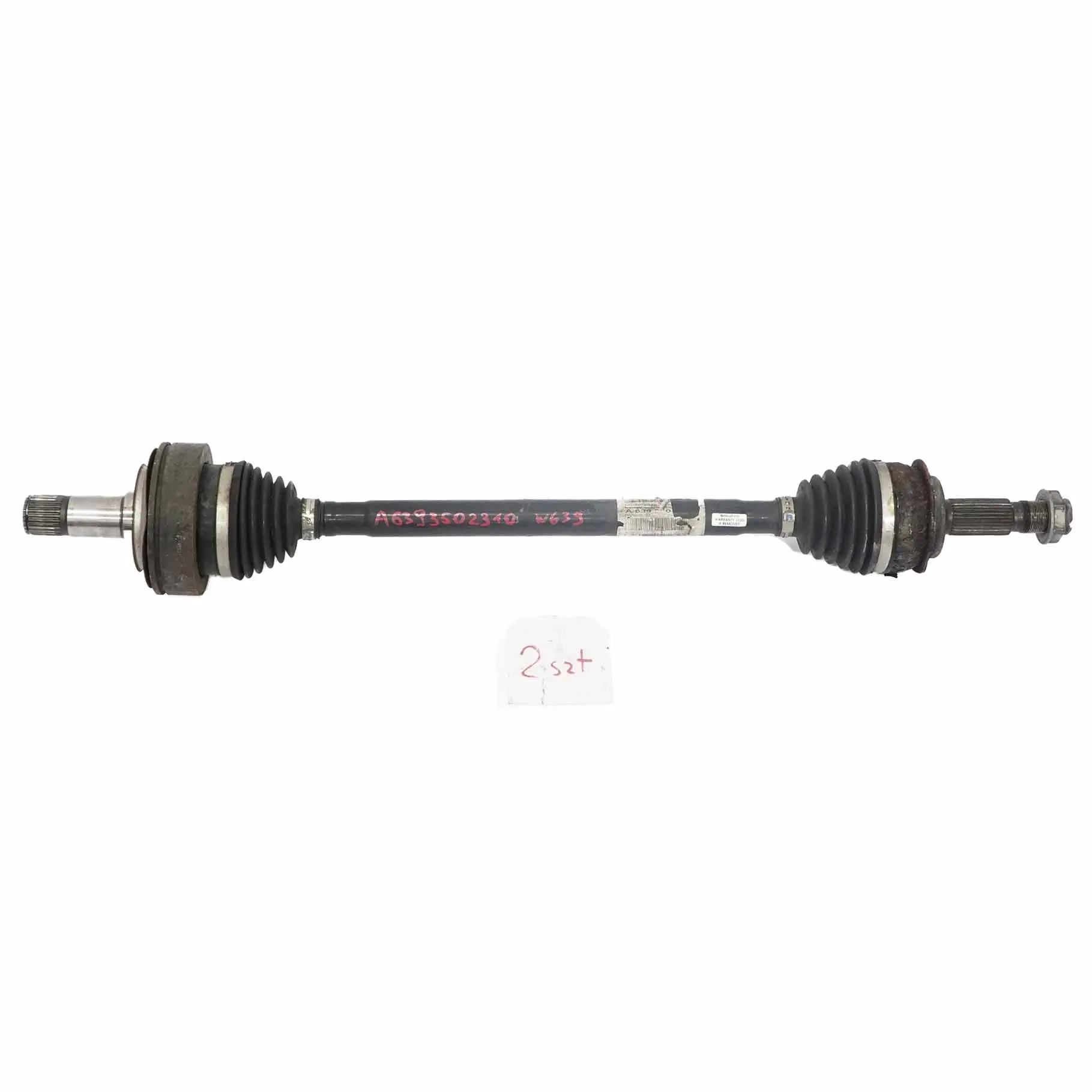 Mercedes Vito W639 Rear Axle Output Drive Shaft Manual Transmission A6393502310