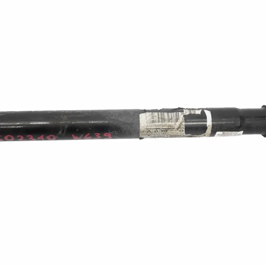 Mercedes W639 Albero Trasmissione Posteriore Trasmissione Manuale - SKU A6393502310 - Numero di parte A6393502310