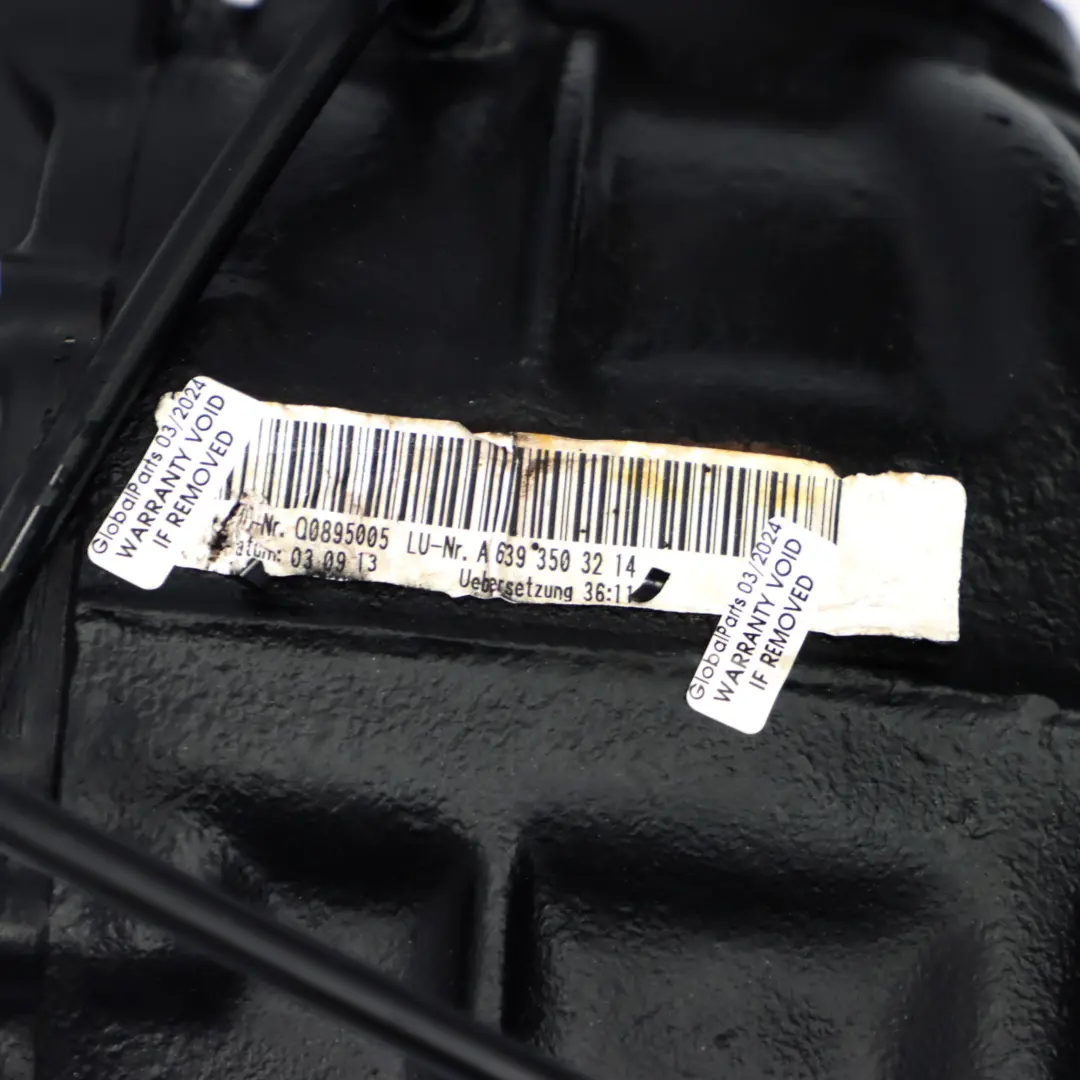 Dyfer Dyferencjał Most Tył Tylny 3,273 do Mercedes Vito W639 o numerze A6393503214 Mercedes Vito W639 Dyfer Dyferencjał Most Tył Tylny 3,273 - SKU A6393503214 - Numer Części A6393503214