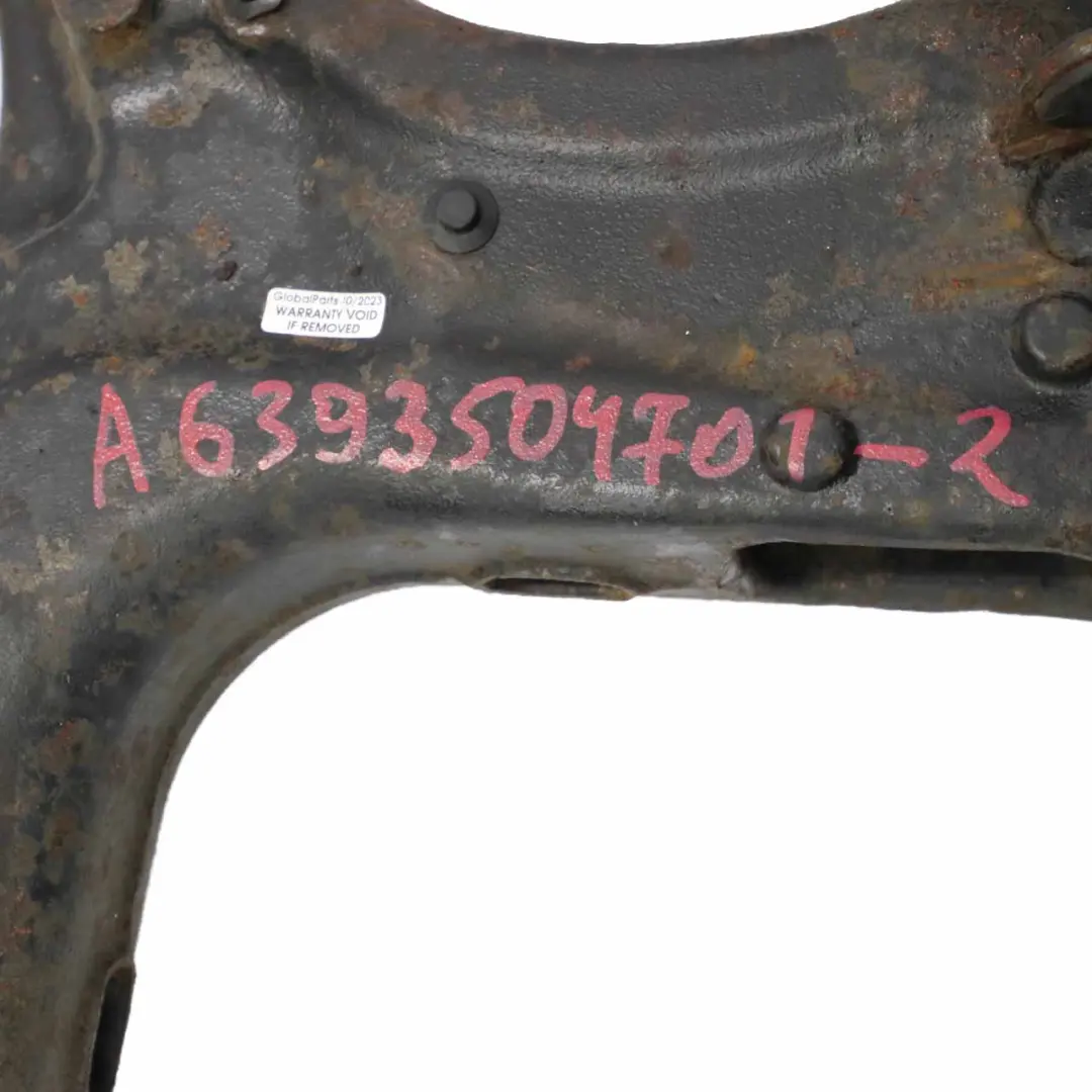 Mozzo ruota sinistra Gamba Torsione Resistente Assale posteriore per Mercedes W639 con numero di parte A6393504701 Mercedes W639 Mozzo ruota sinistra Gamba Torsione Resistente Assale posteriore - SKU A6393504701-2 - Numero di parte A6393504701