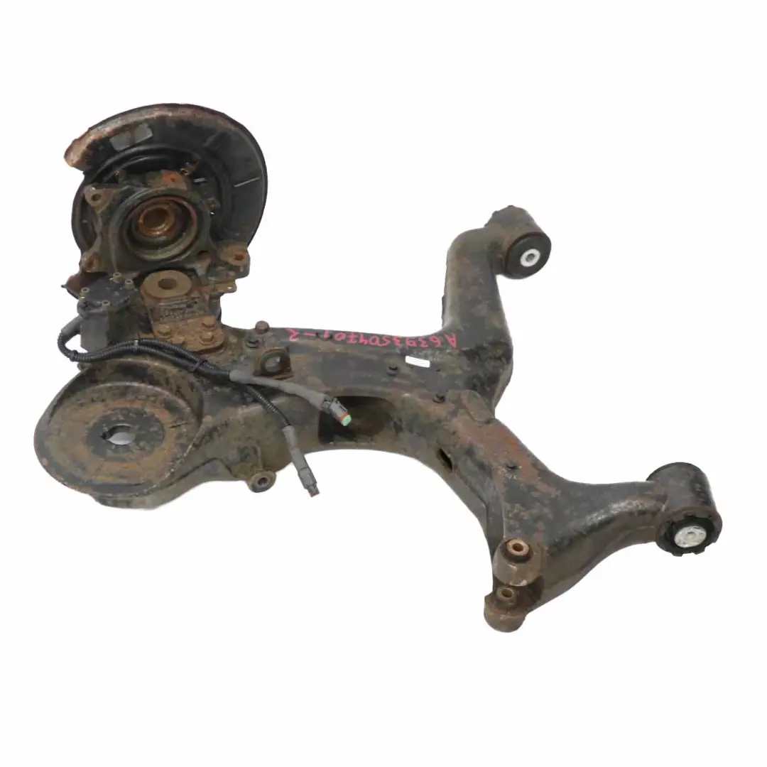 Hub Left N/S Leg Wishbone Torsion Resistant Rear Axle to Mercedes W639 Wheel with Part number A6393504701 Mercedes W639 Wheel Hub Left N/S Leg Wishbone Torsion Resistant Rear Axle - SKU A6393504701-2 - Part number A6393504701