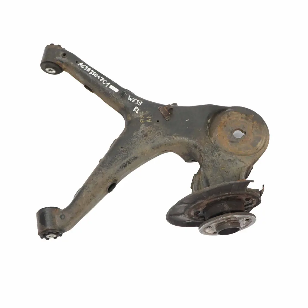 Cubo de Rueda Trasera Izquierda Suspensión Pierna Rueda Eje para Mercedes Vito W639 con número de pieza A6393504701 Mercedes Vito W639 Cubo de Rueda Trasera Izquierda Suspensión Pierna Rueda Eje - SKU A6393504701 - Número de pieza A6393504701
