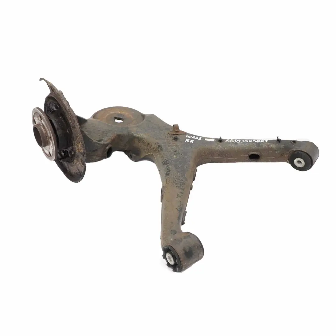 Cubo de Rueda Trasera Derecha Suspensión Pierna Rueda Eje para Mercedes Vito W639 con número de pieza A6393504801 Mercedes Vito W639 Cubo de Rueda Trasera Derecha Suspensión Pierna Rueda Eje - SKU A6393504801 - Número de pieza A6393504801