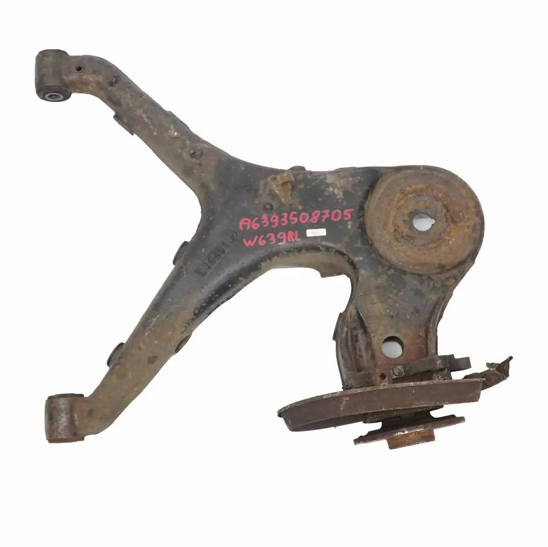 Mercedes Vito W639 Moyeu de Roue Arrière Gauche Jambe de Suspension Porte-Roue - SKU A6393508705 - Numéro de pièce A6393508705