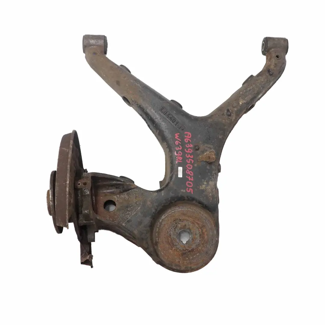 Schwenklager Radnabe Radträger Hinten Links für Mercedes Vito W639 mit Teilenummer A6393508705 Mercedes Vito W639 Schwenklager Radnabe Radträger Hinten Links - SKU A6393508705 - Teilenummer A6393508705