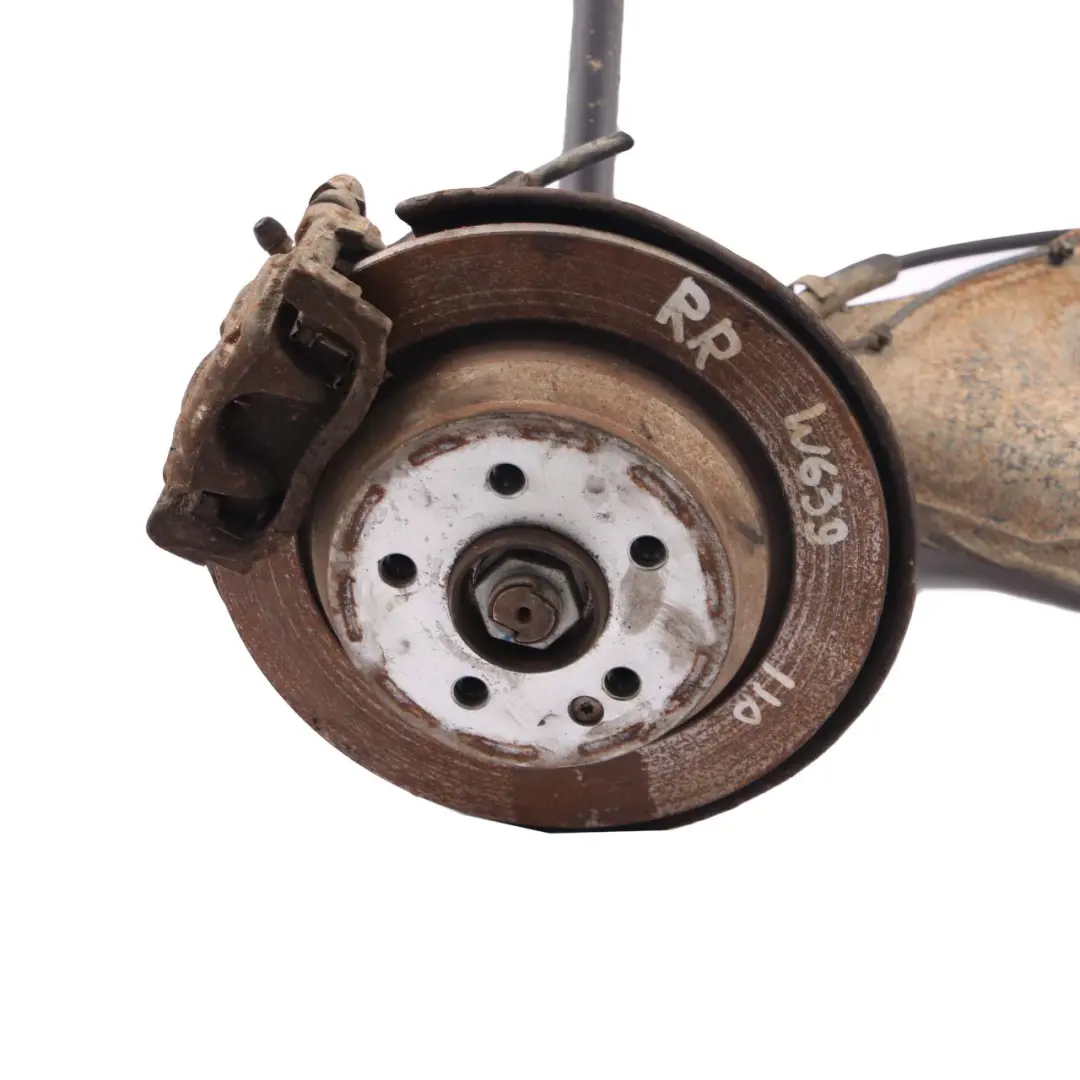 Buje Rueda Trasero Derecho Pata Suspensión Disco Freno Pinza para Mercedes Vito W639 con número de pieza A6393508805 Mercedes Vito W639 Buje Rueda Trasero Derecho Pata Suspensión Disco Freno Pinza - SKU A6393508805 - Número de pieza A6393508805