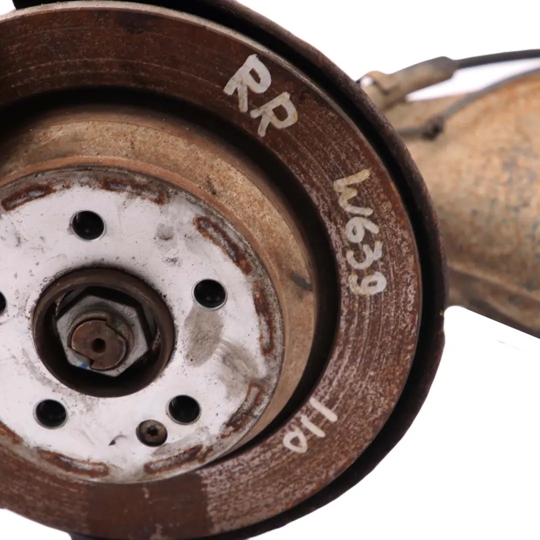 Hub Rear Right O/S Suspension Leg Brake Disc Caliper to Mercedes Vito W639 Wheel with Part number A6393508805 Mercedes Vito W639 Wheel Hub Rear Right O/S Suspension Leg Brake Disc Caliper - SKU A6393508805 - Part number A6393508805