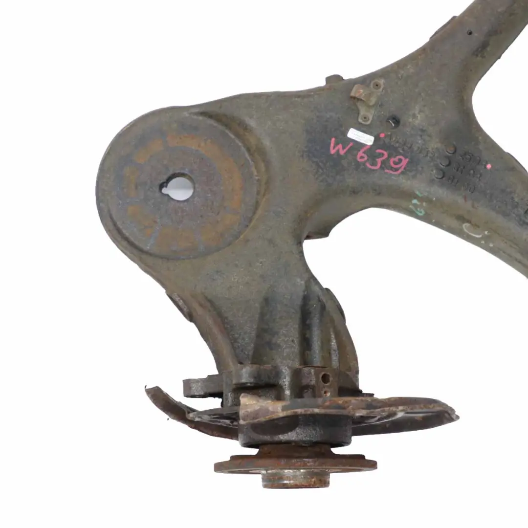 Cubo de Rueda Trasera Derecha Suspensión Pierna Rueda Eje para Mercedes Vito W639 con número de pieza A6393522504 Mercedes Vito W639 Cubo de Rueda Trasera Derecha Suspensión Pierna Rueda Eje - SKU A6393522504 - Número de pieza A6393522504