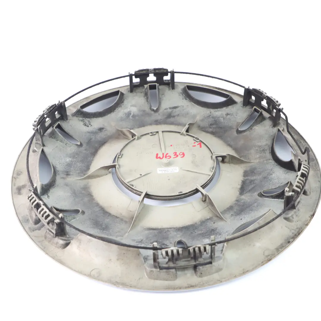 Mercedes W639 enjoliveur roue 16'' central enjoliveur moyeu Argent - SKU A6394000025-1 - Numéro de pièce A6394000025