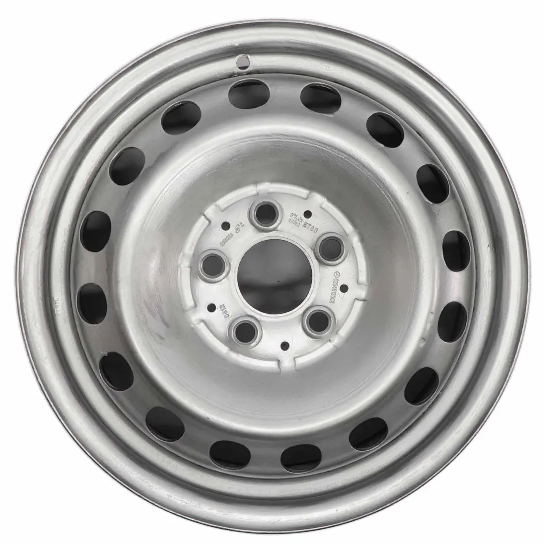 Mercedes-Benz Vito Viano W639 Silver Steel Rim Wheel 16" 6,5J ET:60 to with Part number A6394011302 Mercedes-Benz Vito Viano W639 Silver Steel Rim Wheel 16" 6,5J ET:60 - SKU A6394011302-2 - Part number A6394011302