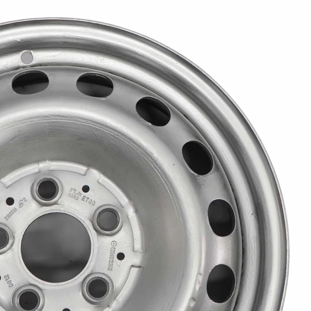 Mercedes-Benz Vito Viano W639 Silver Steel Rim Wheel 16" 6,5J ET:60 to with Part number A6394011302 Mercedes-Benz Vito Viano W639 Silver Steel Rim Wheel 16" 6,5J ET:60 - SKU A6394011302-2 - Part number A6394011302