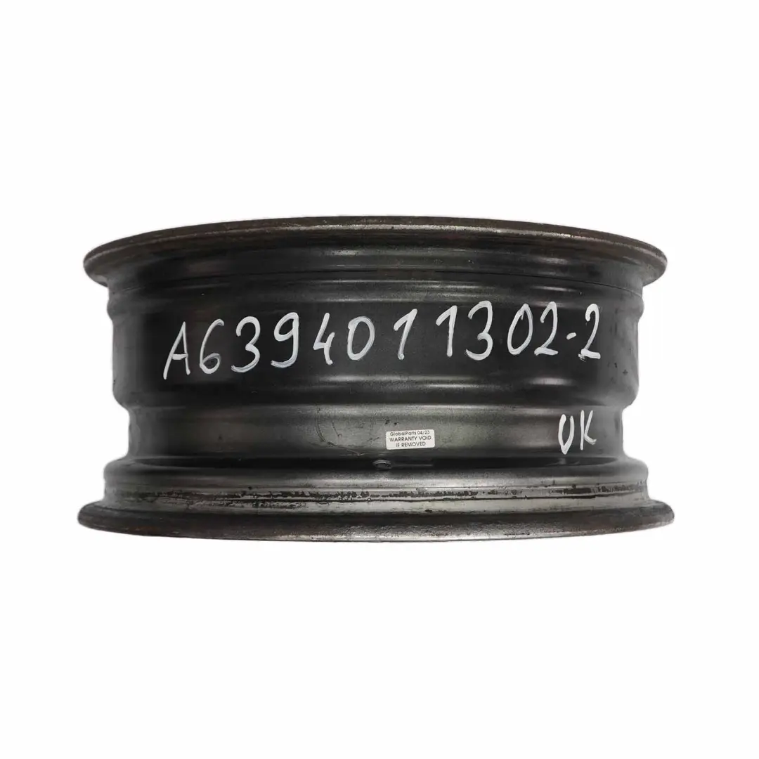 Mercedes W639 Roue secours jante acier Pneumatique 16" ET:60 6,5J - SKU A6394011302 - Numéro de pièce A6394011302