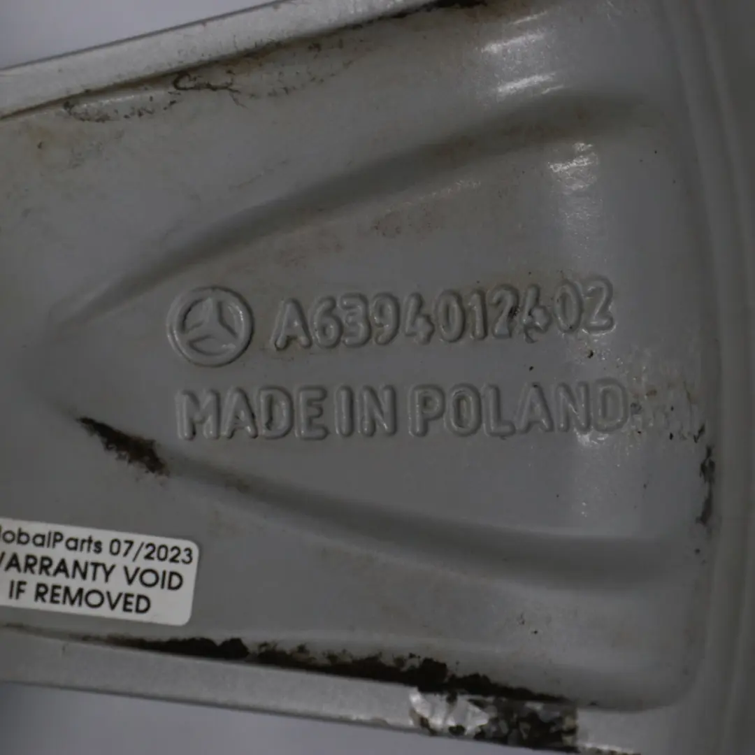  Llanta Mercedes W639 Aleación Plata 17" 7J ET:56 - SKU A6394012402-1 - Número de pieza A6394012402