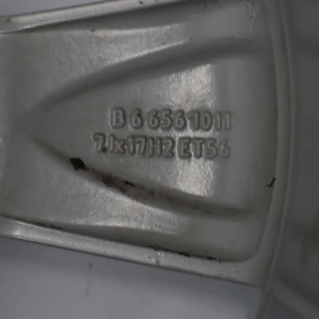 Rim Mercedes W639 Silver Alloy 17" 7J ET:56 to Wheel with Part number A6394012402 Wheel Rim Mercedes W639 Silver Alloy 17" 7J ET:56 - SKU A6394012402-1 - Part number A6394012402