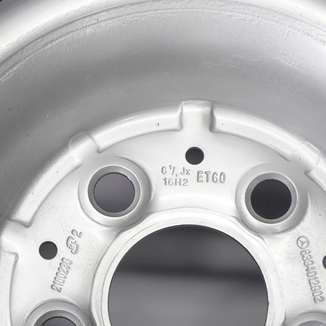 Steel Wheel Rim 16" 6,5J ET:60 to Mercedes Vito Viano W639 Silver with Part number A6394012902 Mercedes Vito Viano W639 Silver Steel Wheel Rim 16" 6,5J ET:60 - SKU A6394012902-1 - Part number A6394012902