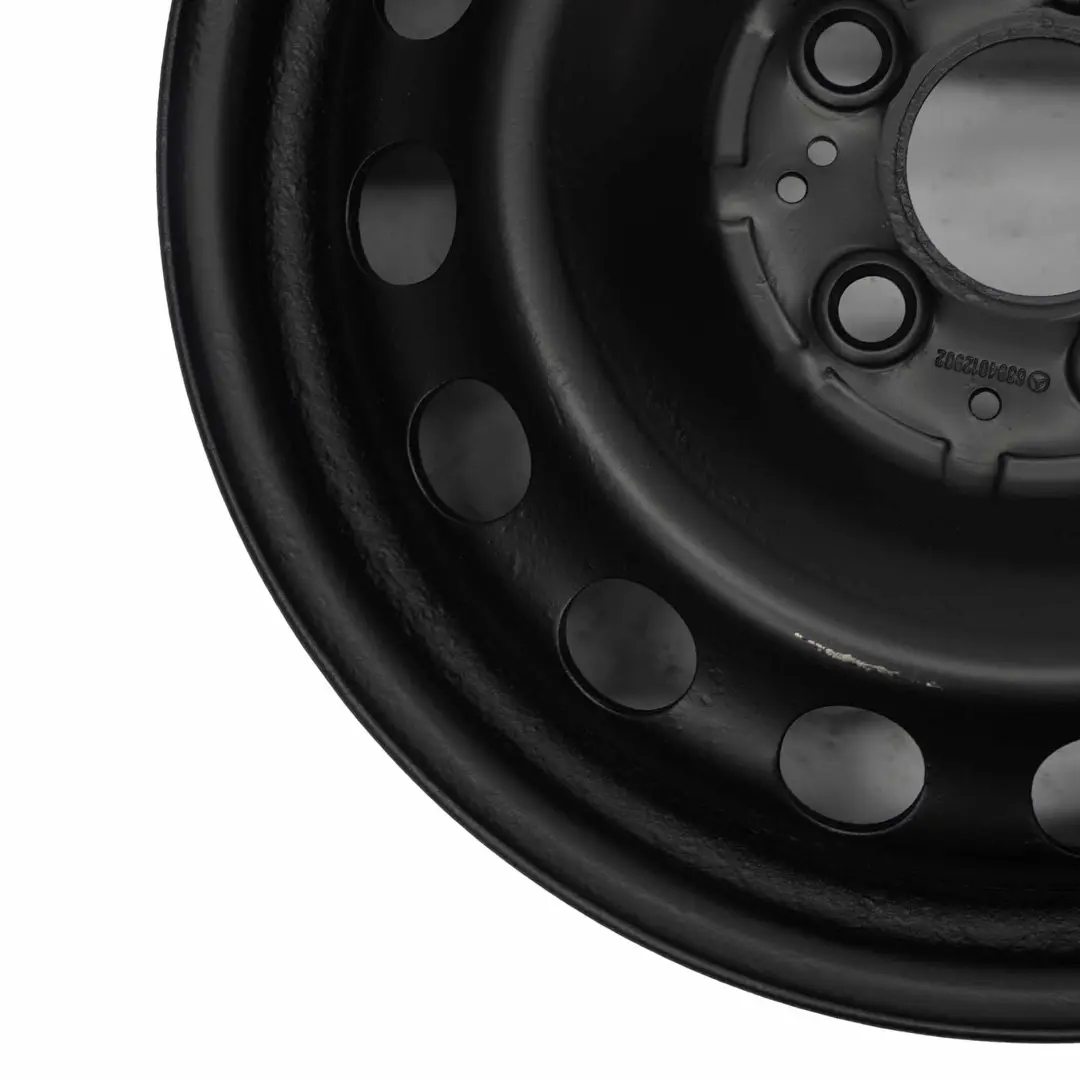  Mercedes-Benz Viano Vito W639 Black Steel Rim Wheel 16" 6,5J ET:60 - SKU A6394012902 - Part number A6394012902