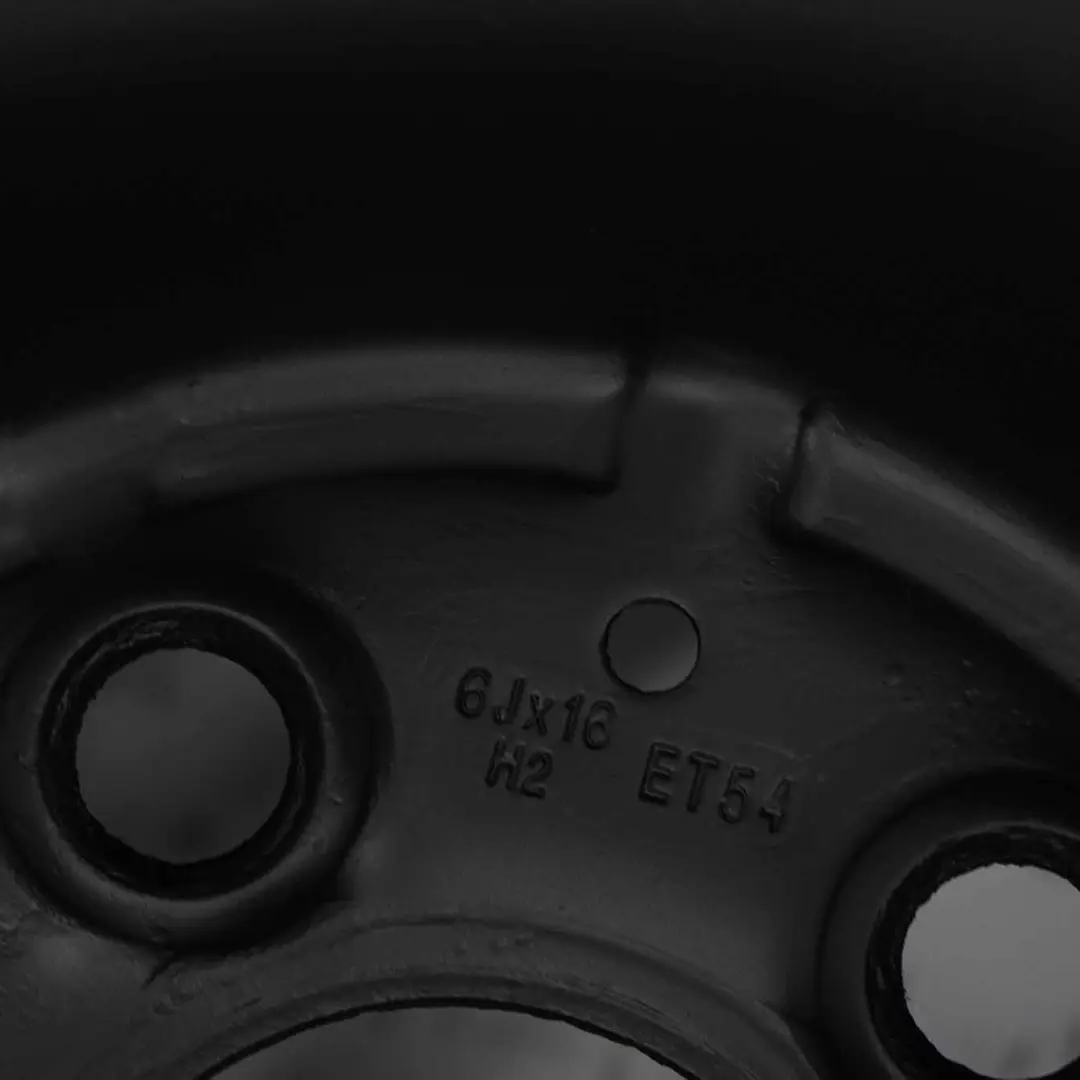 Mercedes-Benz Viano Vito W639 Black Steel Rim Wheel 16" 6J ET:54  - SKU A6394013102-1 - Part number A6394013102