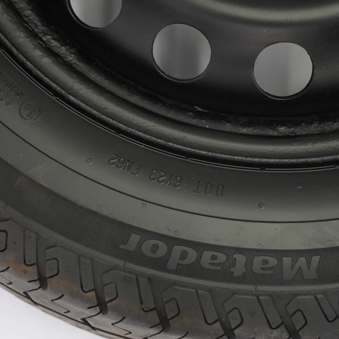 Cerchio in acciaio pneumatico 16" 6,5J ET:60 205/65 per Mercedes W639 con numero di parte A6394013302 Mercedes W639 Cerchio in acciaio pneumatico 16" 6,5J ET:60 205/65 - SKU A6394013302-2 - Numero di parte A6394013302