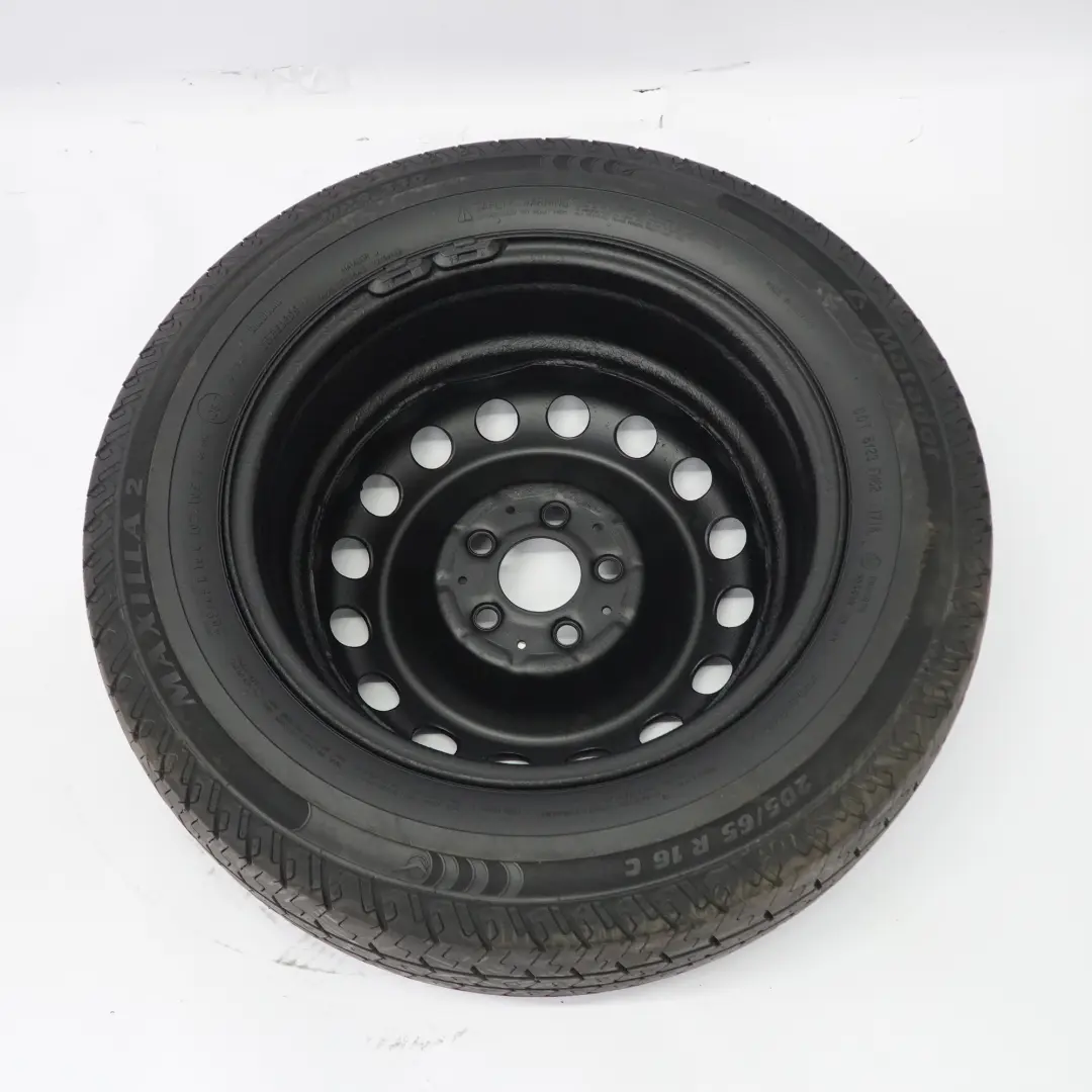 Stahlfelge mit Reifen 16" 6,5J ET:60 205/65 für Mercedes W639 mit Teilenummer A6394013302 Mercedes W639 Stahlfelge mit Reifen 16" 6,5J ET:60 205/65 - SKU A6394013302-2 - Teilenummer A6394013302
