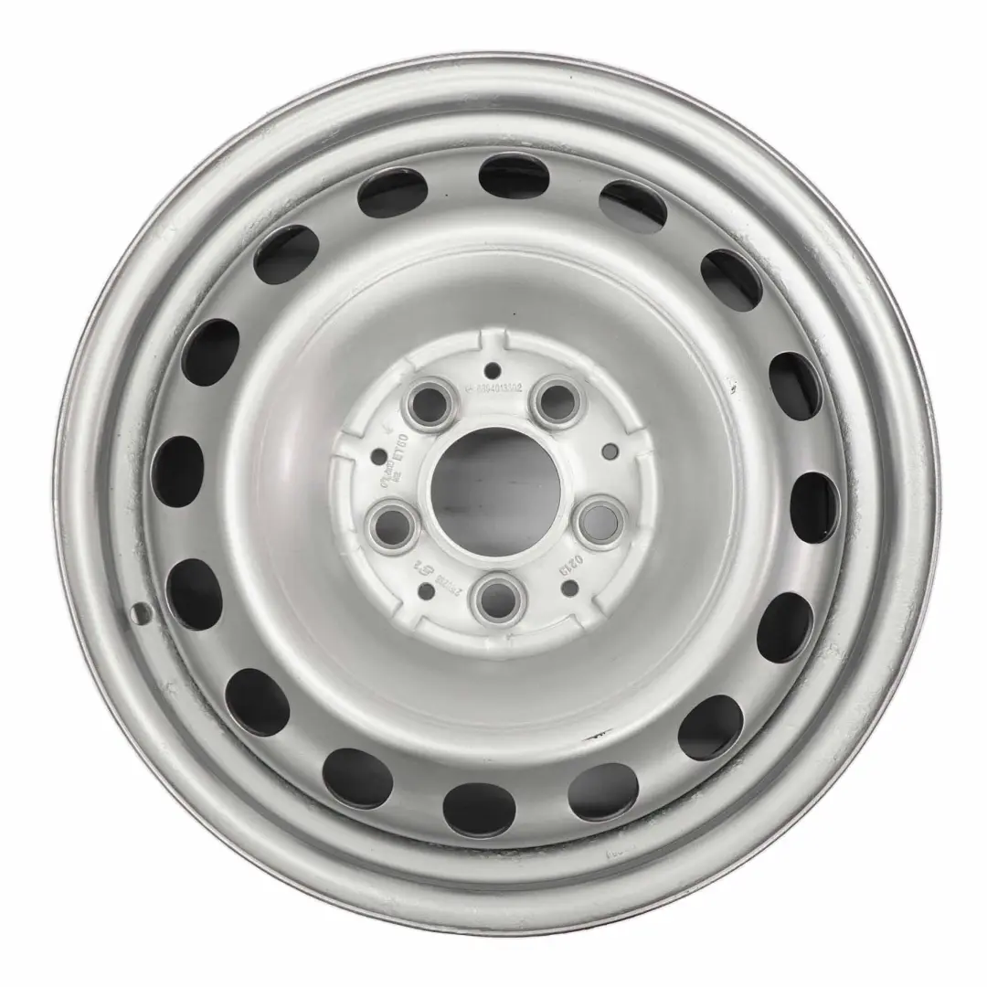 Silberne Stahlfelge 16" 6,5J ET:60 für Mercedes Viano Vito W639 mit Teilenummer A6394013302 Mercedes Viano Vito W639 Silberne Stahlfelge 16" 6,5J ET:60 - SKU A6394013302 - Teilenummer A6394013302