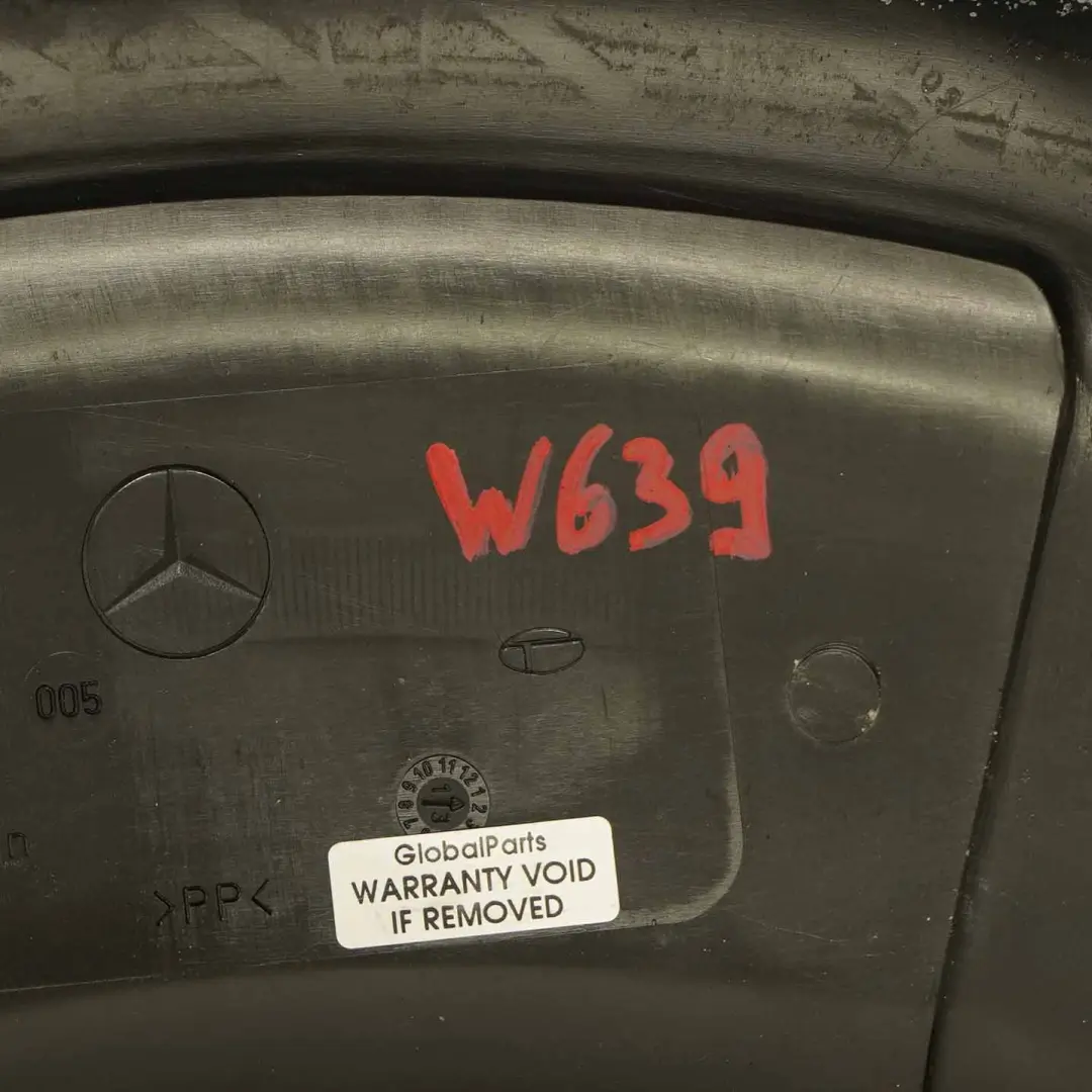Reserverad Verkleidung Abdeckung für Mercedes Vito W639 mit Teilenummer A6394030144 Mercedes Vito W639 Reserverad Verkleidung Abdeckung - SKU A6394030144 - Teilenummer A6394030144
