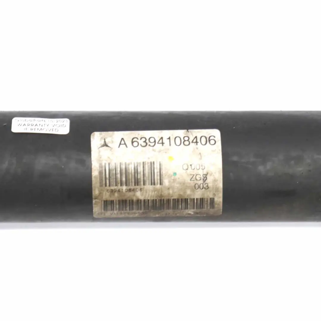 Mercedes Vito W639 Propshaft Drive Shaft Automatic Transmission - SKU A6394108406 - Part number A6394108406